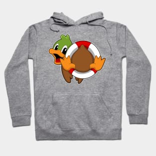 Duck with Swim ring Hoodie